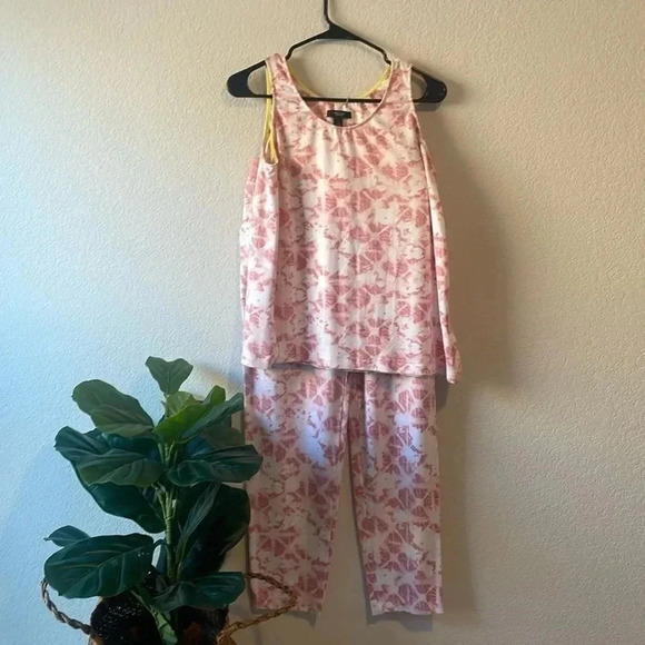 Simply Vera Wang pink tie dye pj set size small - Picture 1 of 8